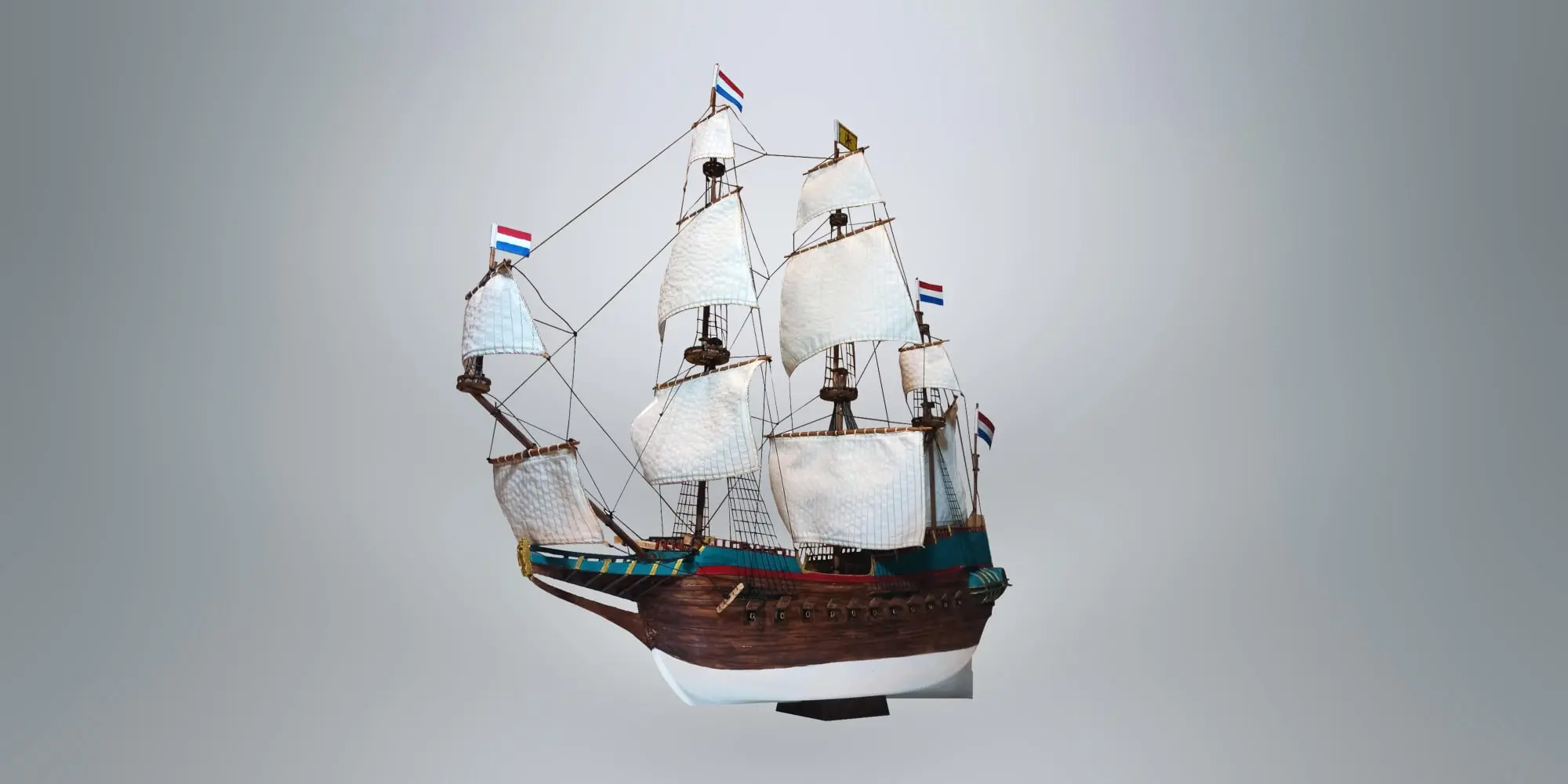 Ahşap gemi maketi, gemi maketi, kadırga maketi, kalyon maketi, antik gemi replikası, antik gemi, Voc kalyon maketi, Hollanda kalyonu